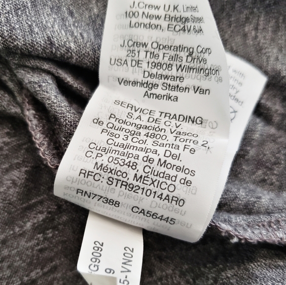 ‼SOLD‼ Madewell Whisper V-neck pocket Tee Gray - Picture 11 of 11